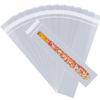 Voikinfo 100 pcs 6" x 17" Long Clear Resealable Cellophane Bags Self Sealing Treat Bags Cookie Bags with Adhesive Flap Gift Wrap Poly Bags Plastic Packaging 1.4 mil view 1