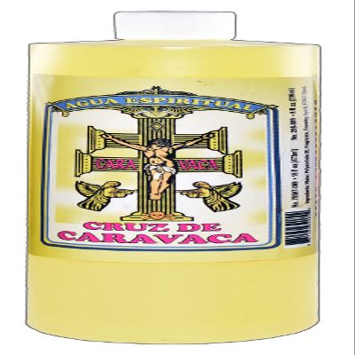 3 Bottles Cross of CARAVACA Spiritual Water-Cruz DE CARAVACA AGUA ESPIRITUAL 16OZ - Magick Pagan