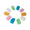 10 Pieces Portable Toothbrush Containers Travel Toothbrush Cap Cover Tooth Brush CapsConvenient for Travel, Home, Office and Hotel Use view 1