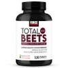 Force Factor Total Beets Blood Pressure Support with Grape Seed Extract and Non GMO Beet Root Powder for Heart Health, Circulation, & Blood Flow, 120 Count view 1