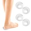 2 Pairs Silicone Gel Heel Cups- Shoe Inserts for Plantar, Heel, Bone Spur & Achilles Protectors- Foot Comfort Pads- Support for Women Male Female Men view 1