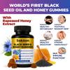 Sakoon nutrition Black Seed Oil Gummies with Honey and W/ 2%+ THYMOQUINONE - Nigella Sativa Seeds - Super antioxidant for Immune Support, Joints, Digestion, Hair & Skin - 60 Gummies view 2