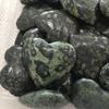 1pc Natural Bulk Gemstone Malachite Green Kambaba Jasper Heart Shaped Crystals Stone for Gift 80-90mm view 3