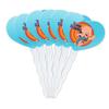 GRAPHICS & MORE Space Jam: A New Legacy Porky Pig Heart Love Cupcake Picks Toppers Decoration Set of 6 view 1