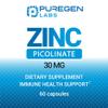 Zinc Picolinate 30mg [High Absorption] Supplement  Zinc Picolinate for Immune Support System 60 Capsules view 2