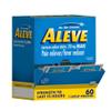 Aleve Pain Reliever & Fever Reducer Naproxen Sodium Caplets, Body and Arthritis Pain Reliever, Medicine for Adults and Children Ages 12 and Up, 60 Individual Pouches view 1