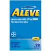 Aleve Pain Reliever & Fever Reducer Gelcaps, Naproxen Sodium, Headache and Back and Body Pain Relief Medicine, for Adults and Children Ages 12 and Up, 90 Count view 1