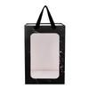 10 Pack Flower Bouquet Paper Gift Bags with Transparent Window Portable Marble Pattern Kraft Paper Tote Gift Bag Clear Window Floral Shipping Bag with Handles Party Paper Florist Gift Wrapping Bags view 1