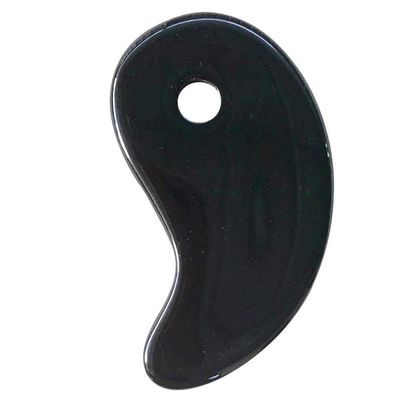 Jade Stone Face Massager Gua sha Scraper Board Guasha Meridian Muscle Relaxation Skin Lifting Face Thin Gouache Scraper-E