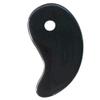 Jade Stone Face Massager Gua sha Scraper Board Guasha Meridian Muscle Relaxation Skin Lifting Face Thin Gouache Scraper-E view 1