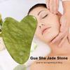 Jade Stone Face Massager Gua sha Scraper Board Guasha Meridian Muscle Relaxation Skin Lifting Face Thin Gouache Scraper-E view 4