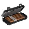 Cigar Caddy Waterproof Travel Cigar Humidor for 5 Cigars, First Responders Series, Blue Line view 3
