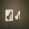 16" High Heel 2 Reusable (SRAL) Mylar Stencil - Art Supplies view 1
