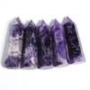 1pc Natural Bulk Gemstone Dream Amethyst Obelisk Quartz Crystal Wand Healing Stones for Home Decoration 90mm view 3