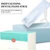 Dental Floss Picks- Individual Package Portable Floss 120pcs Flossers with Travel Case Superfine Floss Picks Dental Picks for Teeth Cleaning view 3