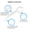 Dental Floss Picks- Individual Package Portable Floss 120pcs Flossers with Travel Case Superfine Floss Picks Dental Picks for Teeth Cleaning view 4