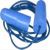 Disposable Soft Polyurethane(PU) Foam Metal Detectable Ear Plugs NRR 32 dB with Cord (100) view 1
