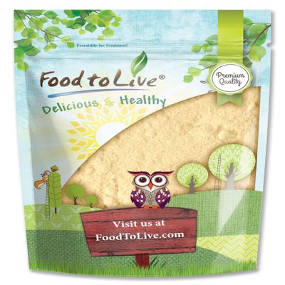 Food to Live Carrot Powder, 5 Pounds - Ground Raw Dried Roots, Vegan, Bulk, Great for Baking, Juices, Smoothies, Shakes, and Instant Breakfast Drinks. Good Source of Dietary Fiber, and Vitamin A