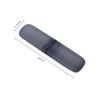 2Pcs Travel Toothbrush Case Holder Hard Plastic Portable Toothbrush Toothpaste Storage Box Container for Travel Camping Home School Business Use, Transparent Black view 3