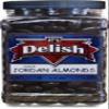 Black Jordan Almonds by Its Delish, 3.5 lbs Jumbo Container | Candied Almond Nut with Sweet Hard Candy Coating - Bulk Wedding Favors, Bridal and Baby Showers, Party Buffets - USA Made, Vegan & Kosher view 3