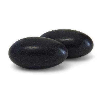 Black Jordan Almonds by Its Delish, 1 LB Bulk | Sugared Almond Nut with Sweet Hard Candy Coating - Bulk Wedding Favors, Bridal and Baby Showers, Party Buffets - USA Made, Vegan & Kosher