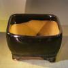 Bonsai Boy L198a Ceramic Bonsai Pot Black - Rectangle view 1