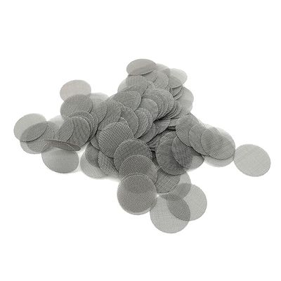 50 PCS Stainless Steel Pipe Filters Screens Filters 15mm 0.59 Inch Mesh Screens Filters Color Random