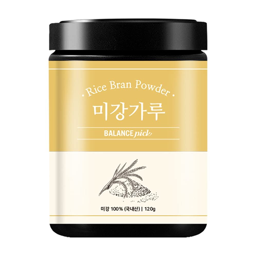 BALANCE PICK Natural Rice Bran Powder 4.23oz - Product of Korea /