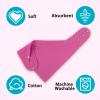 Baby Noah Adult Drool Bib for Special Needs, 3 Pack Large Elderly Bandana, Teen Bib for Women Men, Soft Absorbent Set for Kids view 3
