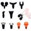 9Pcs Replaceable Massage Gun Heads - Deep Tissue Muscle Attachments and Accessories for Massage Gun - Plug-n-Play Adapter Set view 1