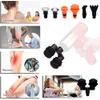 9Pcs Replaceable Massage Gun Heads - Deep Tissue Muscle Attachments and Accessories for Massage Gun - Plug-n-Play Adapter Set view 3