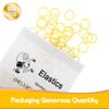 500 Pcs Orthodontic Elastic Rubber Bands, 3.5 Ounces Heavy Dental Rubber Traction Bands, Free Elastic Placer for Braces (3/8",Monkey) view 2