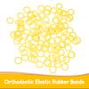 500 Pcs Orthodontic Elastic Rubber Bands, 3.5 Ounces Heavy Dental Rubber Traction Bands, Free Elastic Placer for Braces (3/8",Monkey) view 3