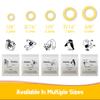 500 Pcs Orthodontic Elastic Rubber Bands, 3.5 Ounces Heavy Dental Rubber Traction Bands, Free Elastic Placer for Braces (3/8",Monkey) view 4