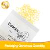 500 Pcs Orthodontic Elastic Rubber Bands, 3.5 Ounces Heavy Dental Rubber Traction Bands, Free Elastic Placer for Braces (1/4",Fox) view 2