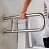 WHLMYH Bathroom,Corridor Stairwell,Safety Rail,Stainless Steel Handrails Bathroom Washbasin Handrails Elderly Disabled Toilet U-Shaped Safety Handrails view 2