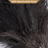 Aldwin Ostrich Feather Duster, 16 inch Black Genuine Ostrich Feathers with Wood Handle, Reusable Car Dusters, Eco-Friendly Cleaning Handheld Dusters for Home, Office and Kitchen view 3