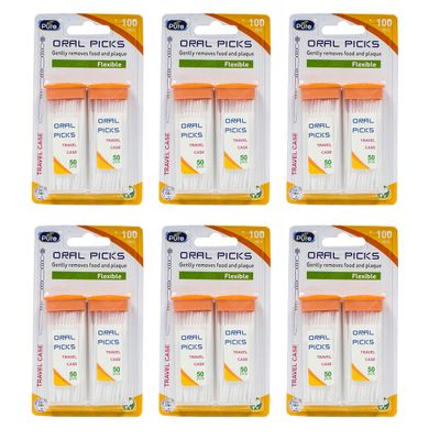 600 Flosser Toothpicks Floss Picks Interdental Brushes Pro Dental Care Hygiene