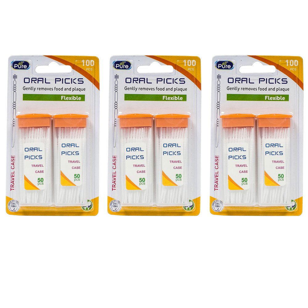 300 Floss Picks Interdental Brushes Toothpicks Professional Dental Care Hygiene