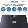 My Weigh Xl-700 Talking Bathroom Scale 700 Lb 320kg view 2