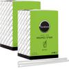 DuraHome Green Plastic Straws Individually Wrapped 1000 Pack, 8 inch BPA Free Restaurant Style Disposable Drinking Straw 0.24" Wide, for Coffee House, Diner or Home, Decorative Display Boxes, Bulk Set view 2