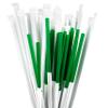 DuraHome Green Plastic Straws Individually Wrapped 1000 Pack, 8 inch BPA Free Restaurant Style Disposable Drinking Straw 0.24" Wide, for Coffee House, Diner or Home, Decorative Display Boxes, Bulk Set view 4