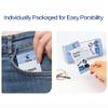 70 Count Lens Wipes for Eyeglasses, Pre-Moistened Individual Wrapped Glasses Wipes Lens Cleaner, with a Carrying Box, Defogging Screen Wipes for Sunglass, Goggles, Camera, Computer, Laptops Screens view 2