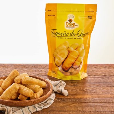 DELE FOOD Frozen Tequeos de Queso Venezuelan Cheese Sticks Wrapped in Dough Pre-Cooked Frozen Appetizer Ready to Heat in Oven or Air Fryer Snack Option for Sweet or Savory Occasions