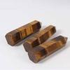 1pc rystal Natural Yellow Tiger Eye Quartz Wand Point Towers for Healing Stones 100-110mm view 2