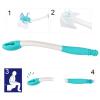 15.7in Toilet Aids Tools, Reach Comfort Wipe,Extends Your Reach Grips Toilet Paper or Pre-Moistened Wipes view 2