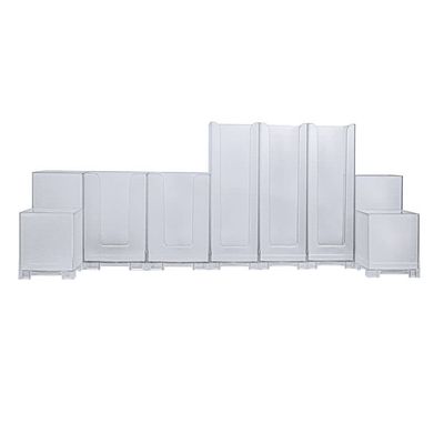 Rattleware Snap Bin Frosted Plastic Complete Caf Kit - Perfect for Organizing Coffee Condiments - Ideal for a Clean, Professional Cafe Bar Counter