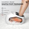 Sharper Image Electric Shiatsu Foot Massager with Heat & Air Compression, Deep Kneading Rollers & Washable Cover, Targets Heels, Balls & Arches up to Mens Size 12, Gift for Women & Men view 2