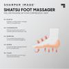 Sharper Image Electric Shiatsu Foot Massager with Heat & Air Compression, Deep Kneading Rollers & Washable Cover, Targets Heels, Balls & Arches up to Mens Size 12, Gift for Women & Men view 4