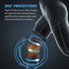POWERLIX Knee Compression Sleeve - Best Knee Brace for Knee Pain for Men & Women  Knee Support for Running, Basketball, Volleyball, Weightlifting, Gym, Workout, Sports - (Light Blue XL) view 3